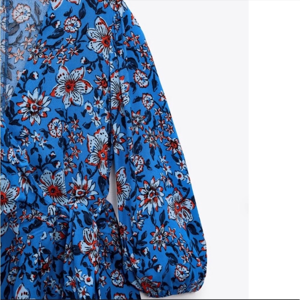 NWT bloggers favorite Zara wrap dress - Picture 7 of 7